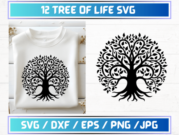 12 Tree of Life SVG Files for Creative Projects