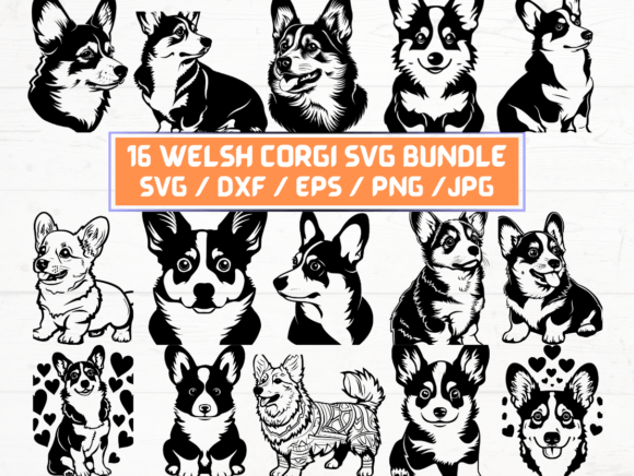 16 Welsh Corgi SVG for Creative Projects