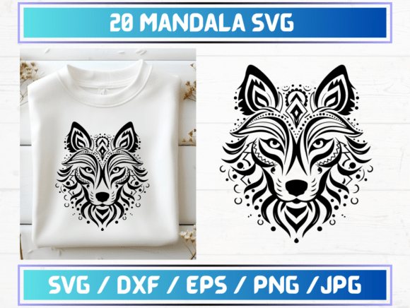 20 Mandala SVG Files for Creative Projects