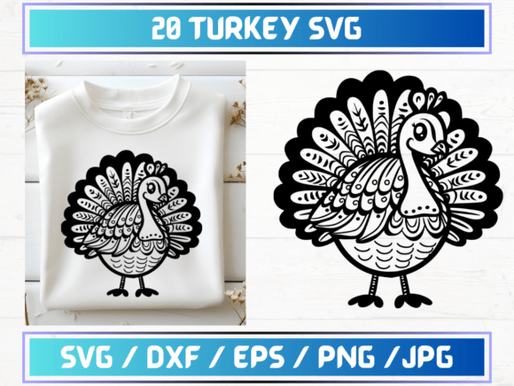 20 Turkey SVG: A Versatile Digital Asset for Creators and Businesses