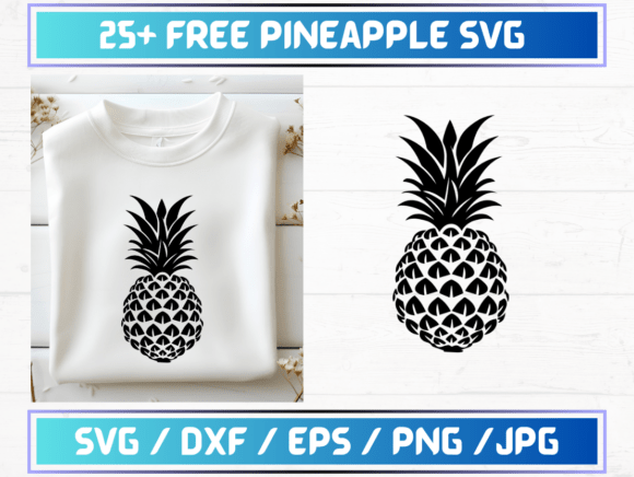 25 Pineapple SVG Files for Creative Projects