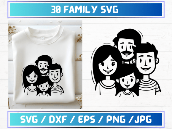 30 Family SVG Files: A Strategic Resource for Designers and Creators
