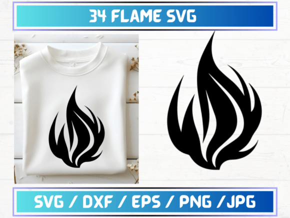 34 Flame SVG Files for Creative Projects