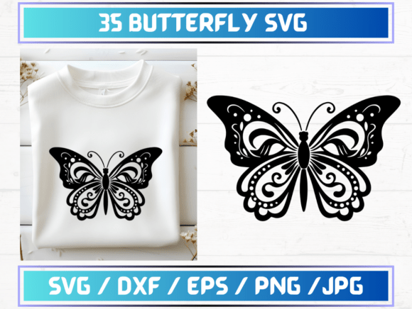 35 Butterfly SVG Files for Creative Projects