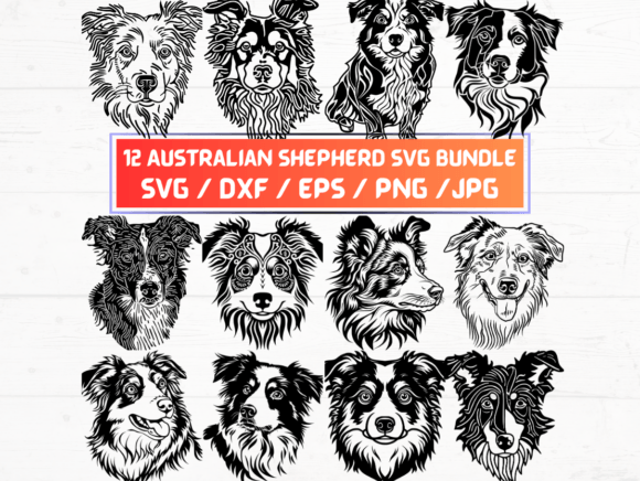 Australian Shepherd SVG