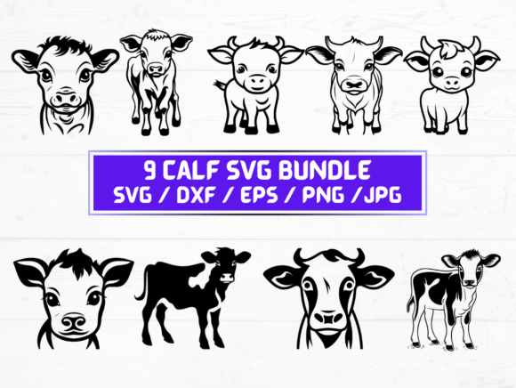 Calf SVG Bundle: A Versatile Digital Asset for Designers and Creators