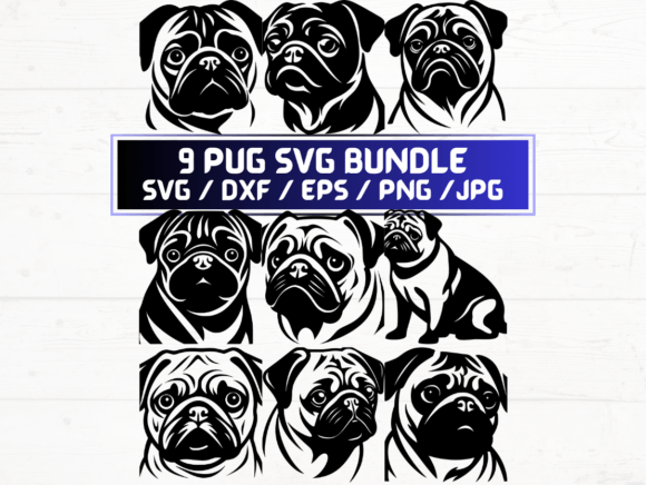 Pug Svg Bundle: A Versatile Digital Asset for Designers and Creators