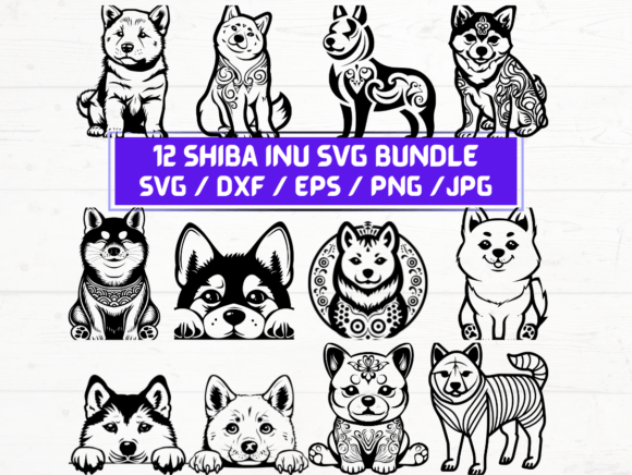 Shiba Inu Svg File
