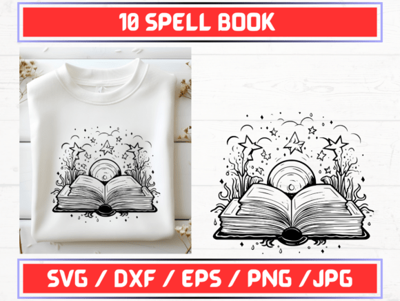 Spell Book SVG: A Digital Asset for Creative Projects