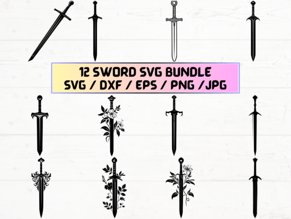 Sword SVG Files for Cricut: A Digital Resource for Creative Projects