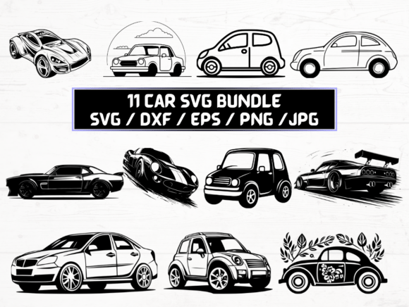 Unlocking Creative Potential with Car SVG, DXF, EPS, JPG, and PNG Files