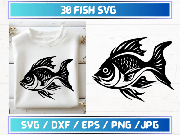Unlocking Creativity with 30 Fish SVG Files: A Digital Asset for Modern Designers and Entrepreneurs